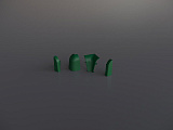Комплект для плинтуса TwinC Green-08