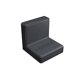 Накладка Grandis 25x25 мм графит