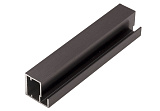 Рамочный профиль узкий, ширина видимой части 8 мм, цвет брашированный графит, длина 5,8 м (2343/BGrp)