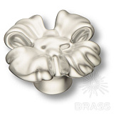 Ручка кнопка Крестик композит, серебро (Г1S)