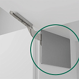 Крышка декоративная левая и правая, ФриСлим Флап при внутреннем монтаже, цвет СЕРЫЙ (2724467035) (2724467035)