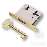 Замок мебельный врезной в комплекте с ключом (01903)