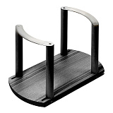 Держатель для тарелок, ФайнЛайн Линик, 340x180x191 мм, 1 шт, цвет ЯСЕНЬ черный (0091970368) (0091970368)