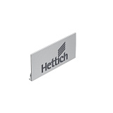 Заглушка на боковину AvanTech You, с логотипом HETTICH, серебристая (9257703)