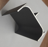 Вертикальная ручка C, цвет матовый черный , длина 5,8 м  (2516/3756/Bl)