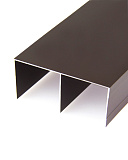 Верхний профиль-направляющая, 2 трека, цвет матовая бронза, 5,8 м NEW (365/BM NEW)