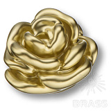 Ручка кнопка Роза композит, золото (К1G)