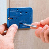 Разметочный шаблон BlueJig для петель и крестовых монтажных планок  (45150) Разметочный шаблон BlueJig для петель и крестовых монтажных планок  (45150)