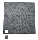 Подпятник войлочный, серый (81 шт) (25*25 серый)