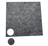 Подпятник войлочный, серый (25 шт) (D35 серый)