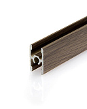 Горизонтальный межсекционный профиль, цвет дуб шато, 5,8 м (1377/OCh)