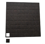 Подпятник войлочный, коричневый (81 шт) (25*25 коричневый)