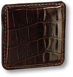 Ручка кнопка в коже (1003.0050.021.177)